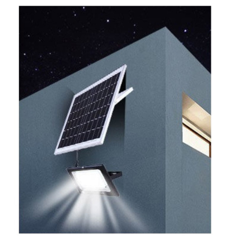 Στεγανός Ηλιακός Προβολέας IP67 Ισχύος 120W με Τηλεχειριστήριο σε Μαύρο χρώμα F0-T8120